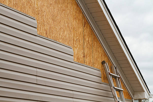 Professional Siding Installation technician working in Donalds, SC